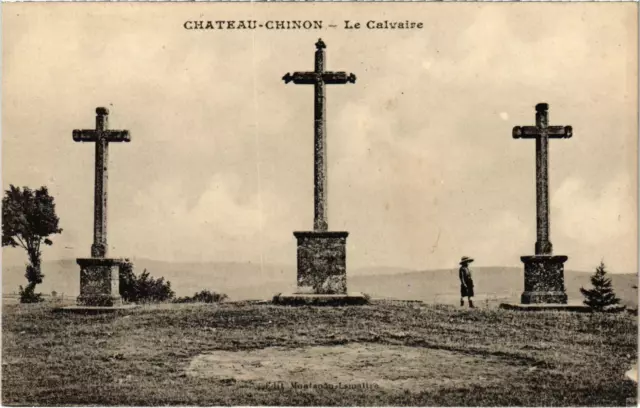CPA CHATEAU-CHINON Le Calvaire Nievre (100517)