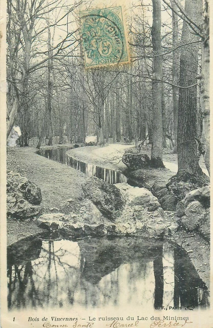 94 Bois De Vincennes Ruisseau Du Lac Des Minimes