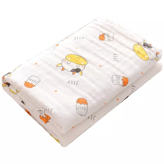 Envoltura de ropa de cama para recién nacido atractiva para mantener el cuerpo seco de cuatro capas impresa