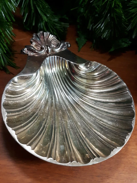 Shell Butter Dish Sheffield England Design  Vintage RF Inc Cottagecore