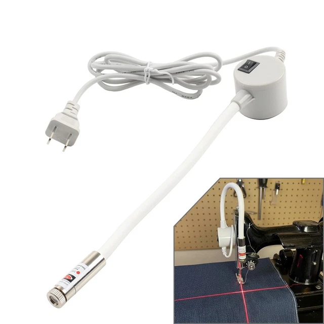 POSITIONING CROSS/DOT/LINE LAMP w/ Magnetic for Sewing Machine Cutting ...