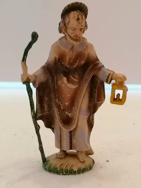 San Giuseppe  Per Il Presepe Di Natale In Plastica H 15 Cm