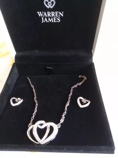 Sale For Her | Warren James | Heart jewelry set, Silver heart necklace,  Jewelry sales