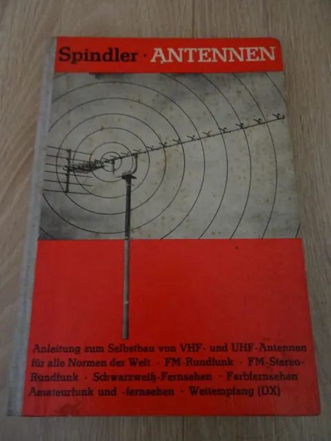 Antennen - Anleitung zum Selbstbau von VHF- und UHF-Antennen DDR-Fachbuch 1968