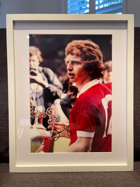 David Fairclough - Liverpool FC Legend White Framed and Hand Signed Photo & COA