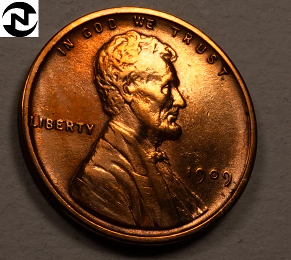 1909 VDB Lincoln Wheat Penny Cent ~ Choice BU (red) ~ (W775)