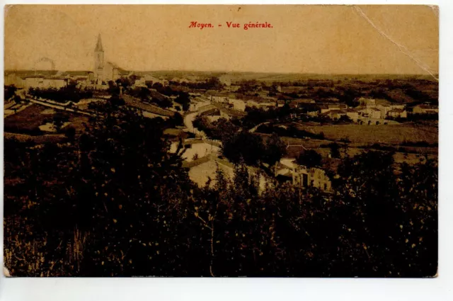MOYEN - Meurthe et Moselle - CPA 54 - vue