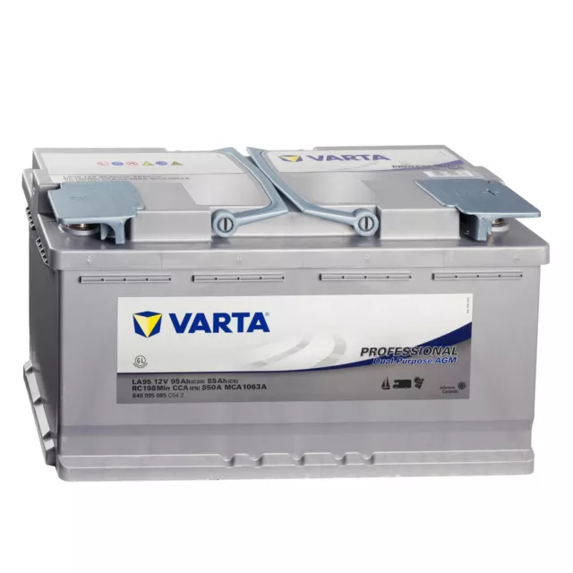 VARTA Professional AGM LA95 Batterie 12V 95Ah Wohnmobil Boot Caravan Wohnwagen