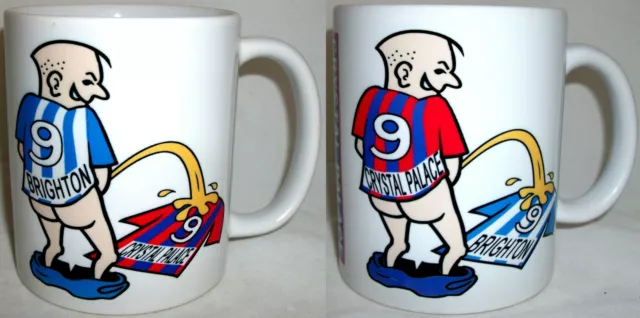 Funny Wee On Brighton Crystal Palace  Coffee Tea Mug Football Shirt Fan Rivalry