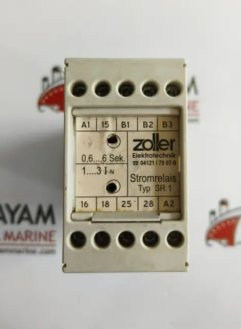 Zoller Sr 1 Overload Relay Fast Ship By Dhl/Fedex