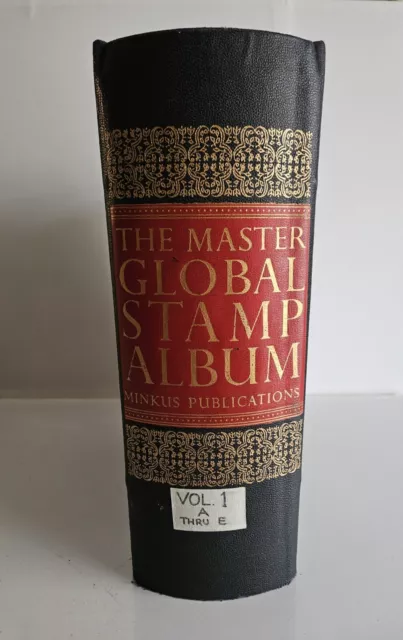 Master Global Stamp Album - Volume 1 (A thru E)  **Over 2300 Stamps Total**