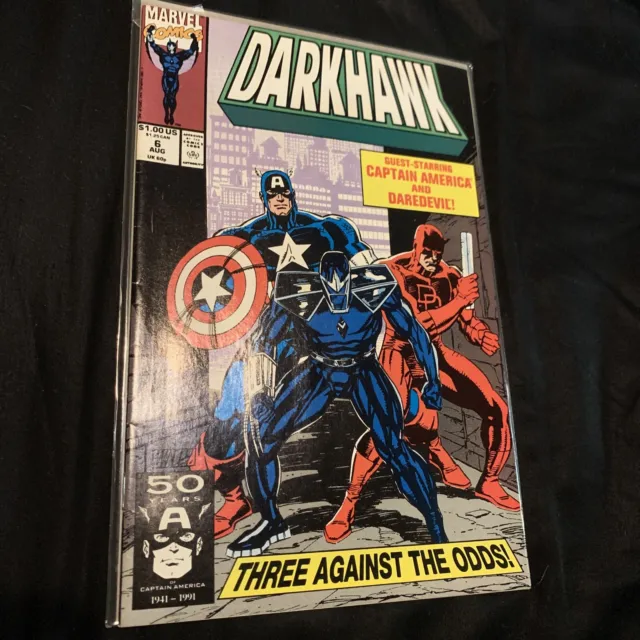 Darkhawk #6 (Aug 1991, Marvel COMIC) VFNM