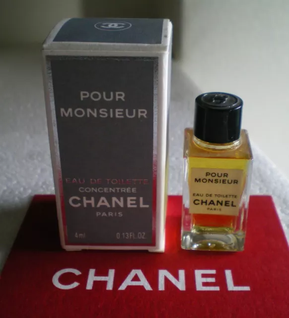 Miniature "Pour MONSIEUR" Chanel PARIS 4 ml EDT + BOITE NEUF + NEW FULL BOX