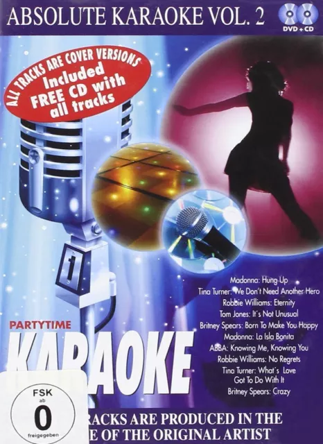 Partytime Karaoke: Absolute Karaoke Vol.2 / Various Audio CD (DVD+CD)