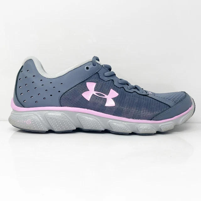 Under Armour Womens Micro G Assert 6 1266252-104 Blue Running Shoes Sneakers 9