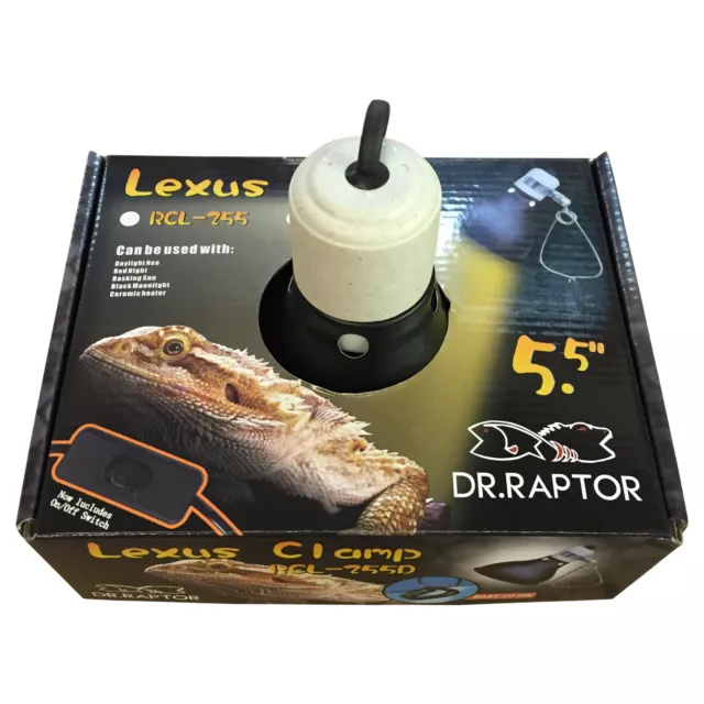 14cm Reptile Vivarium Eclairage Dôme Chauffage Céramique Ampoule Lampe Support