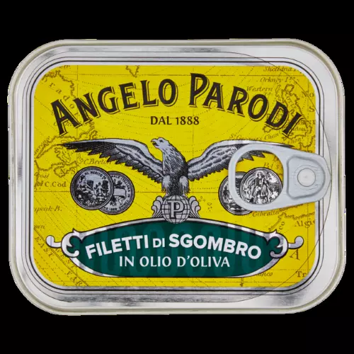 Angelo Parodi Filetti Sgombro In Olio Di Oliva 230gr