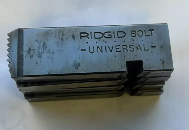 Ridgid Universal Style Bolt Threader Dies, 7/8"-9 UNC Pre-owned