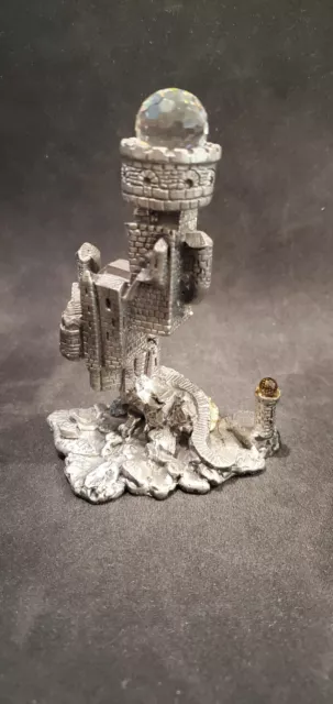 Pewter Castle : 4-1/2" tall