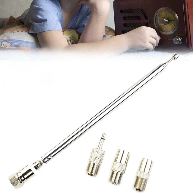 Extendable Copper FM Radio Antenna Wide Compatibility Simple Installation