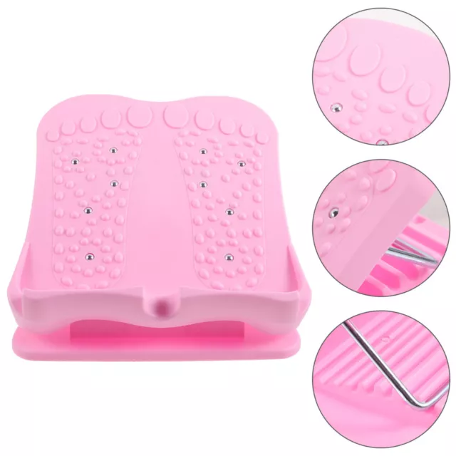 Adjustable Slant Board for Calf Stretches & (Pink)