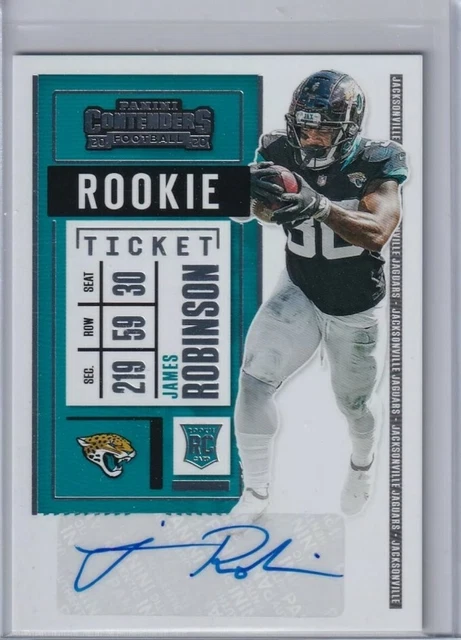 James Robinson AUTO RC NEW 2020 Panini Contenders Rookie Ticket Jax Jaguars📈