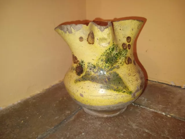 Brocca da vino in ceramica fine '800 primi '900, PUGLIA