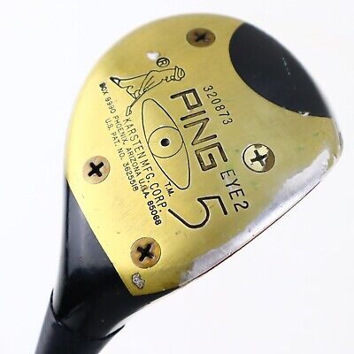 Vintage PING EYE 2-5 bois-Noir Stratifié-Droitier-ZZ Lite Arbre-très joli 
