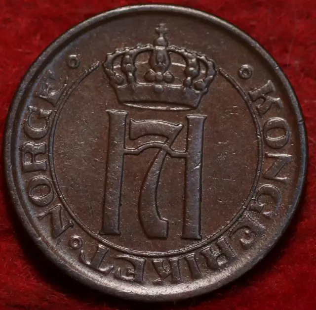 1911 Norway 1 Ore Foreign Coin