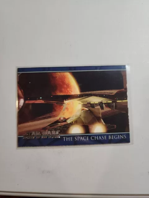 2002 Star Wars Attack of the Clones Non-Sport Card #68 The Space Chase Begins