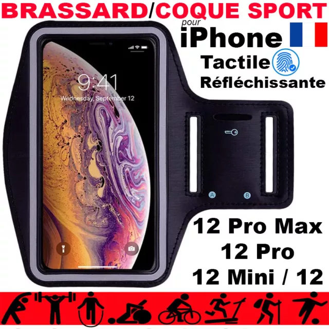 Coque Pour Iphone 12 Pro Max 12 Mini 12 Brassard Sport Etui Reflechissant Nuit