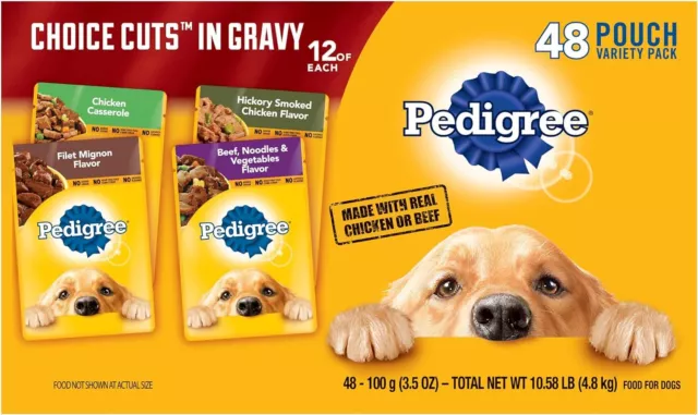Pedigree Choice CUTS in Gravy Adult Soft Wet Dog Food