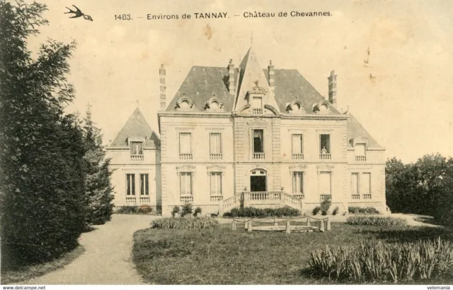 13457 cpa 58 approx. de Tannay - Château de Chevannes