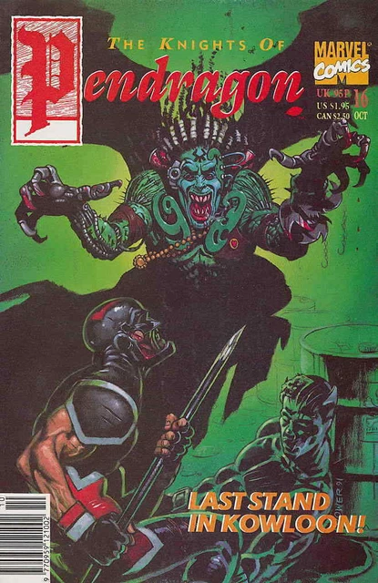 Knights of Pendragon, The #16 VFNM Marvel Comics October Oct 1991