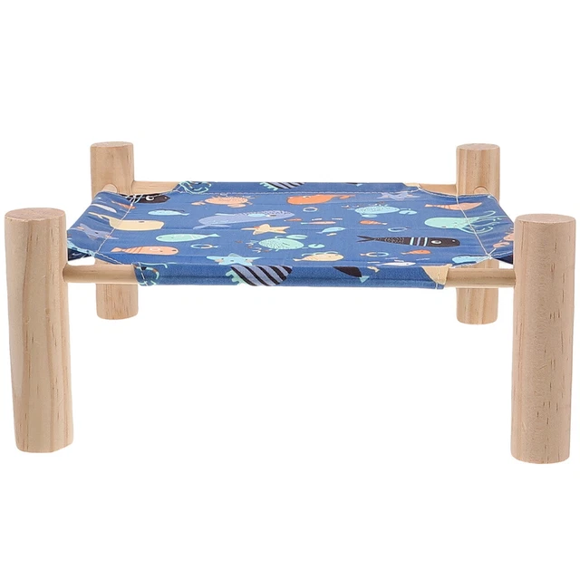 Hedgehog Sleeping Bed Detachable Small Pet Sleeping Bed Elevated Hamster Bed 3