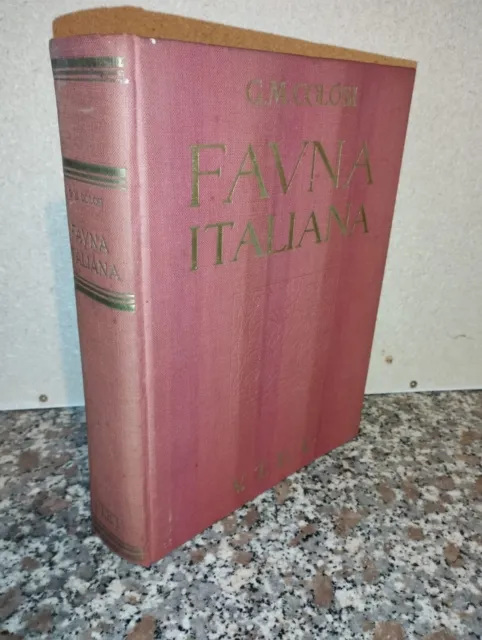 UTET 1933 Fauna Italiana G.M.Colosi