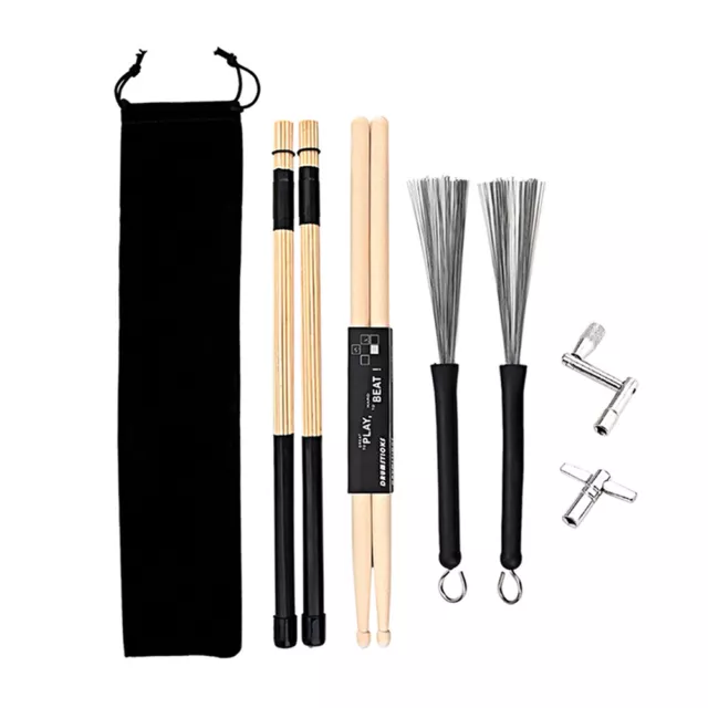 Drumsticks Drum Wire Brush Percussion Instrument Accessories Rod Drum Brushes