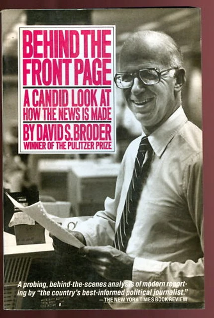 BEHIND THE FRONT Page Candid Look At How News Is Made £2.83 - PicClick UK