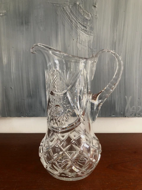 Pichet en verre soufflé taillé Couleur blanc cassé Mango Home | La Redoute