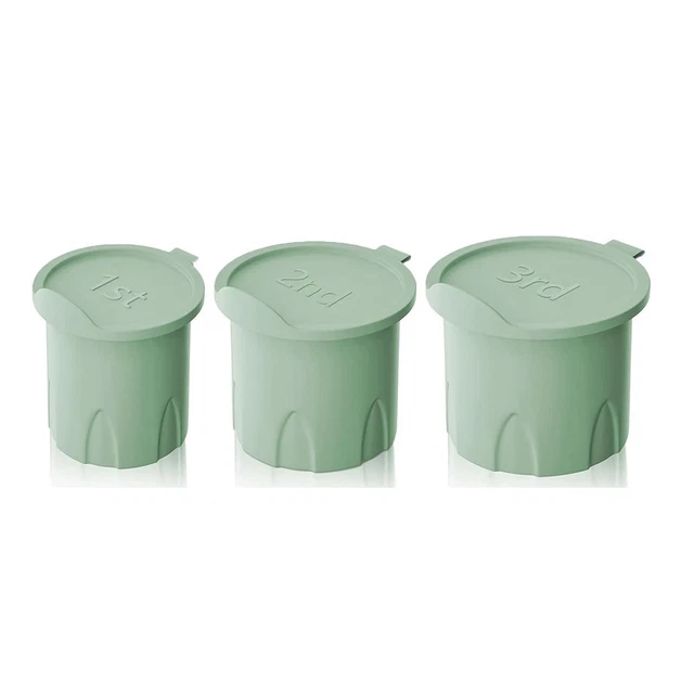 Bac à Glaçons En Silicone Pour Gobelet Stanley - Glaçons Cylindriques Creux Verts - Compatible Cocktail, Whisky, Café