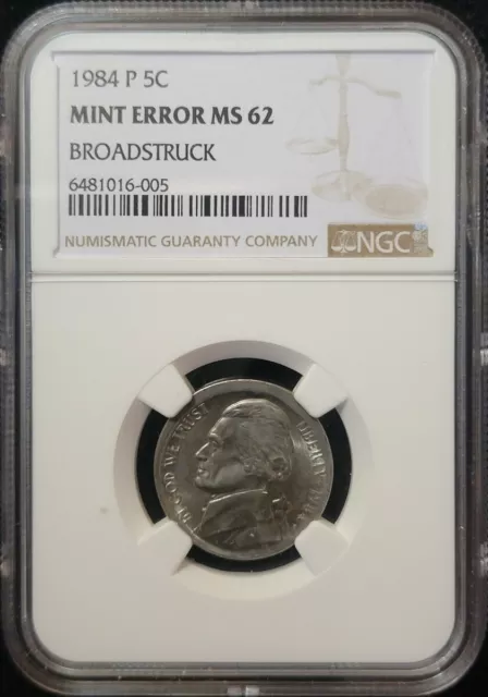 1984  5C NGC MS62 Broadstruck  6481016-005