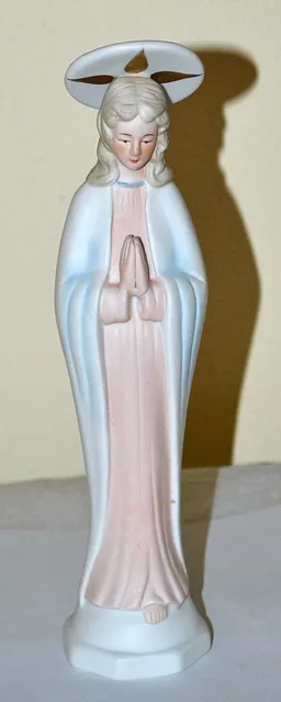 Lefton CHRISTOPHER COLLECTION Hand painted Madonna Virgin Mary Figure #03924