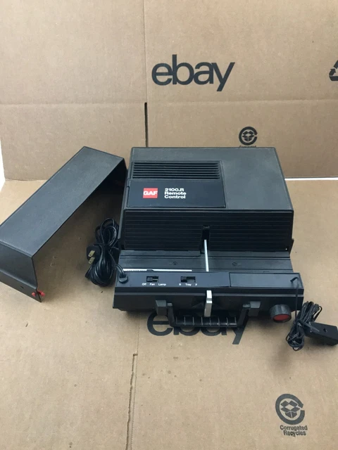 Proyector deslizante de control remoto vintage GAF 2100R modelo 386-M8