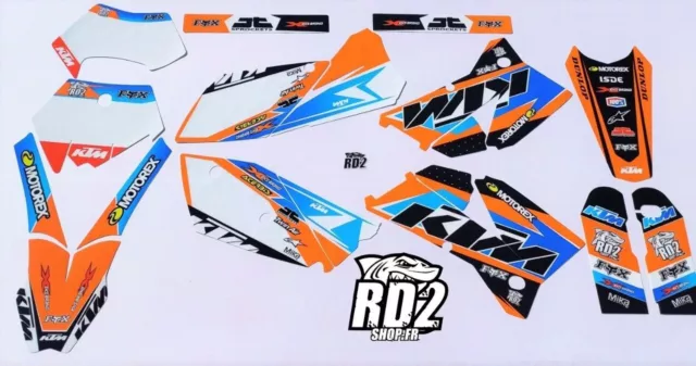 kit déco graphics KTM EXC / EXCF ( 2006 à 2007 ) - SX / SXF ( 2005 à 2006 )