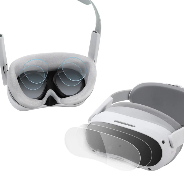 ANTI-SCRATCH ALL-IN-ONE VR Headset HD Glasses Lens Protective Film For ...