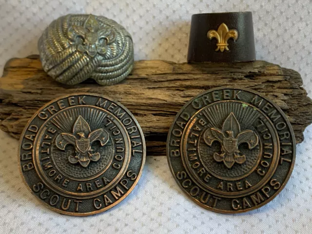 Vtg Boy Scouts of America BSA Lot Broad Creek Memorial Scout Camp Baltimore Area