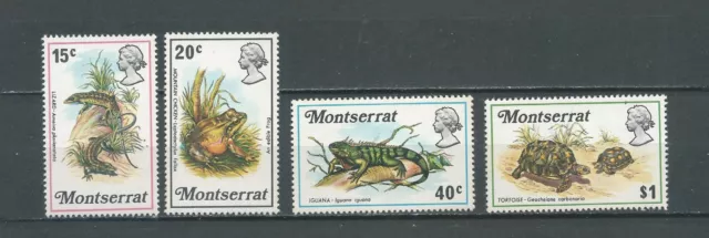 Montserrat 1972 - Reptiles Et Amphibiens, Comme Neuf ** (Mnh)