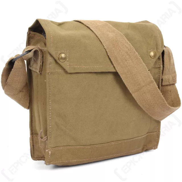 WW2 Original British MKVII Gas Mask Bag - Indiana Jones Army Respirator Carrier