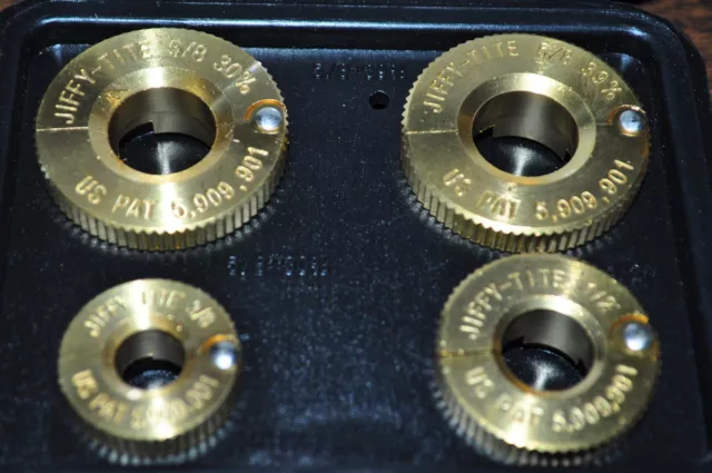 4 pc.Low Profile Jiffy-tite Disconnect Set 3/8", 1/2", 5/8"-30% -39% Lisle 22990