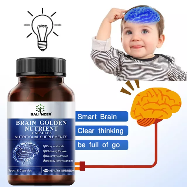 Brain Gold Nutritional Capsules Improve Brain Intelligence and Memory